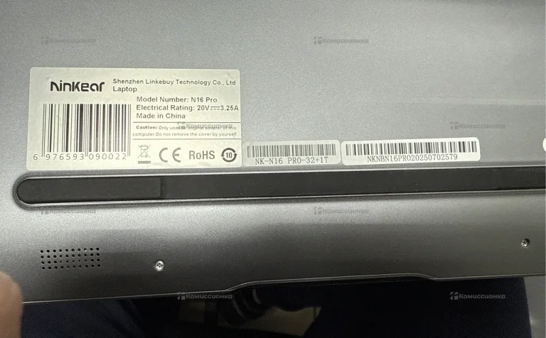 Ноутбук  Ninkear n16 pro