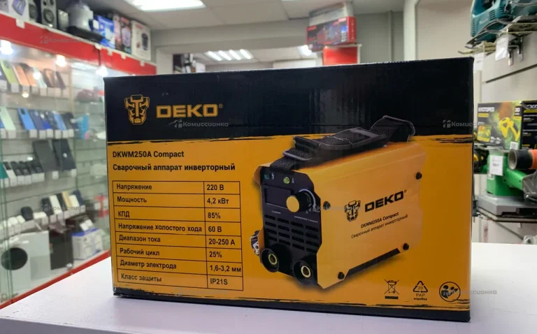 Сварочный аппарат инверторного типа DEKO DKWM250A