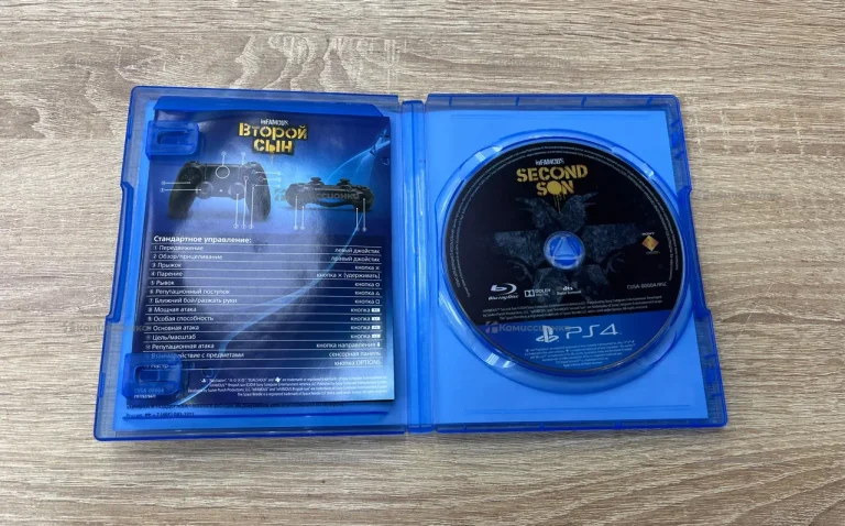 диск ps4 infamous second son
