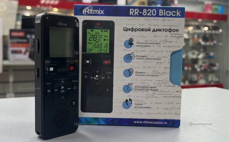 Диктофон Ritmix-rr820 black