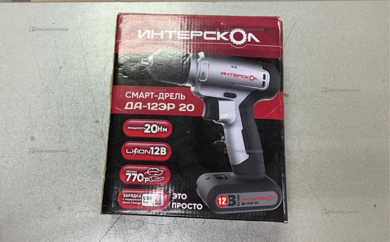 дрель интерскол да12эр 20