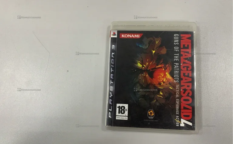 диск ps3 metal gears solid 4