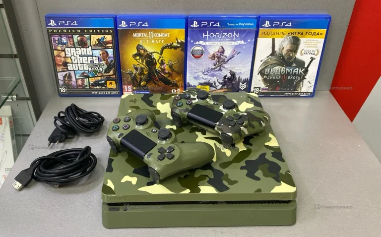 Приставка PS4. Slim 1Tb