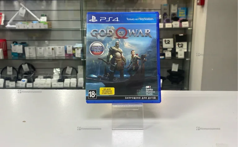 Sony диск на PS4 God of War
