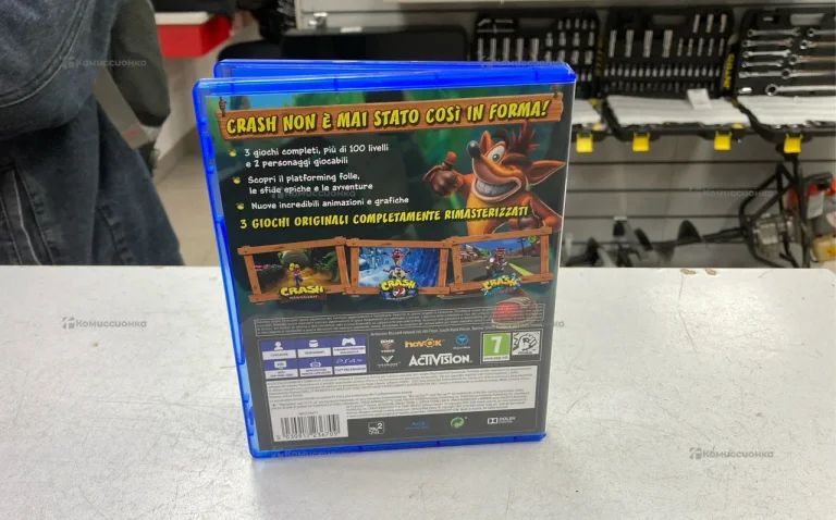 Диск PS4 Crash Bandicoot trilogy