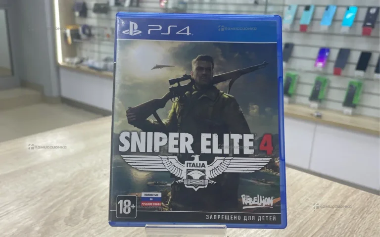 PS. Диск PS4 Sniper elite 4