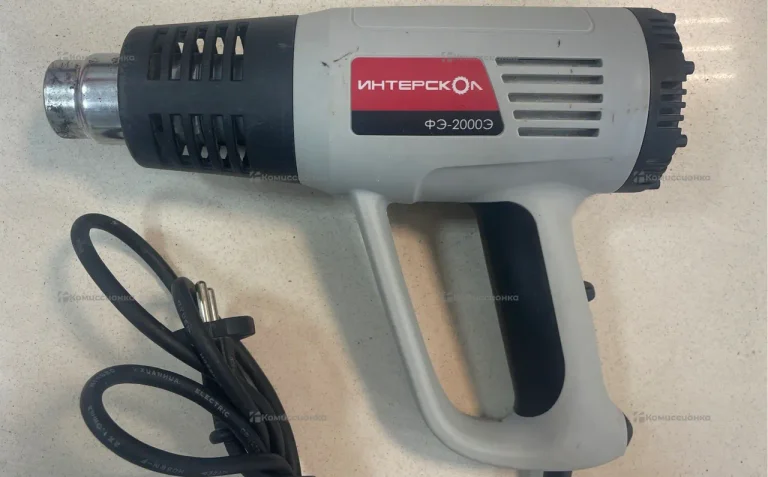 Строительный фен Интерскол ФЭ-2000Э