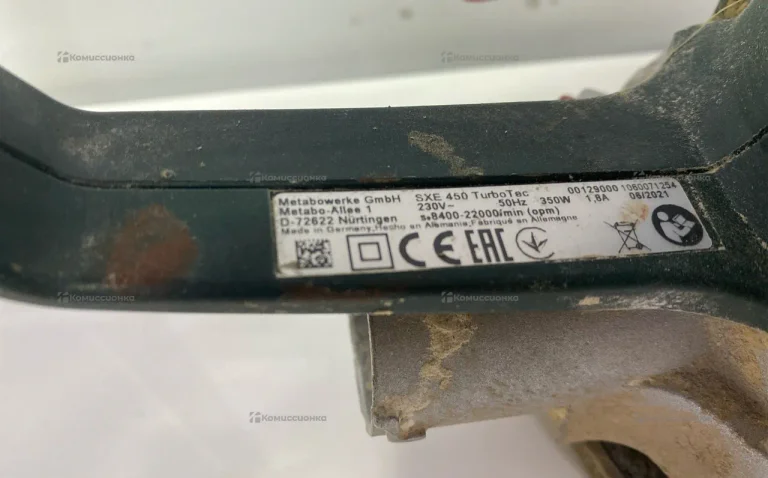 Эксцентриковая шлифовальная машинки Metabo SXE 450