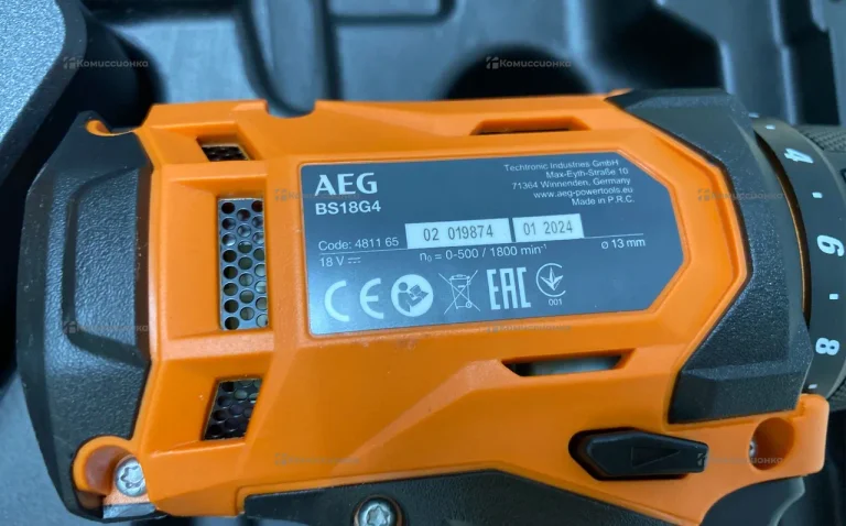 Аккумуляторный шуруповерт AEG BS18G4