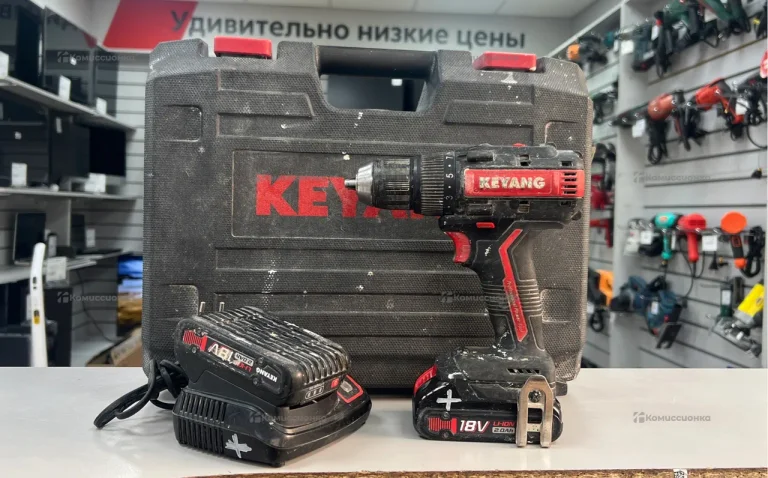 Аккумуляторный шуруповерт Keyang DD18BL-W(SET)