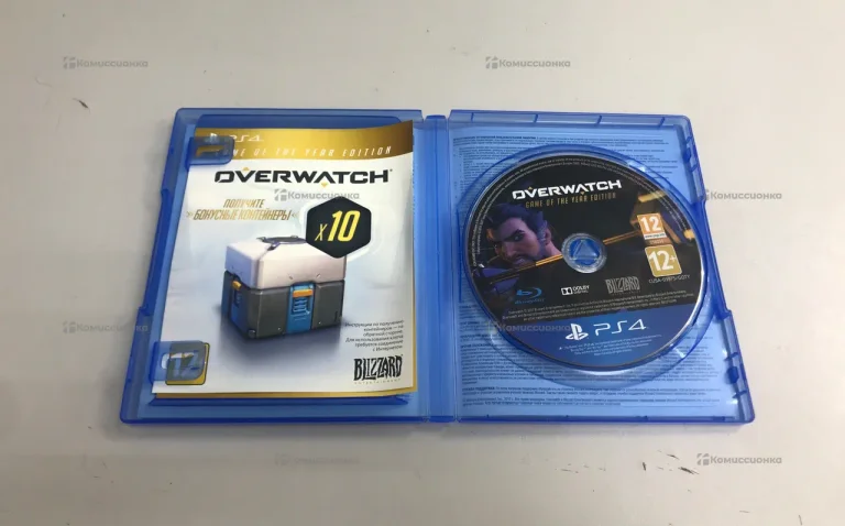 PS4. диск на PS4 overwatch