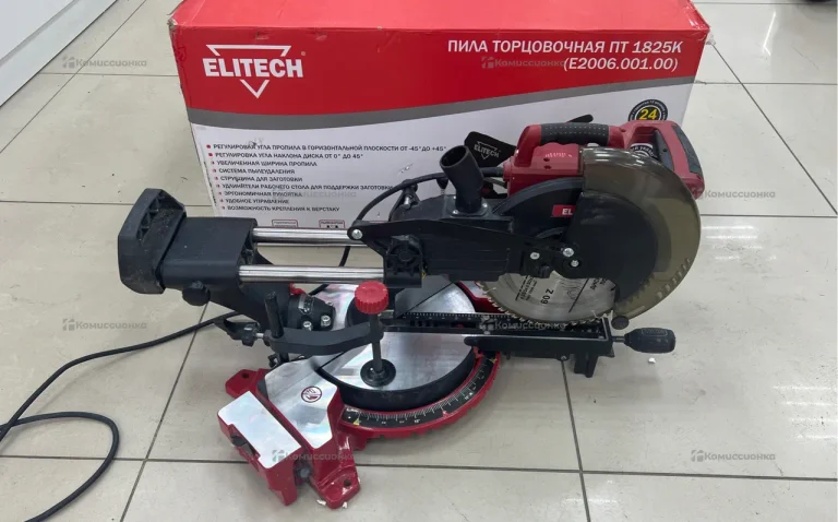 Торцовочная пила ELITECH ПТ 1825К