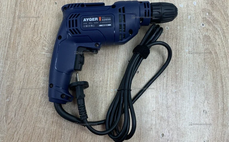 Дрель сетевая Ayger AD600