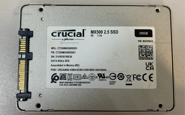 SSD Crusial 250gb
