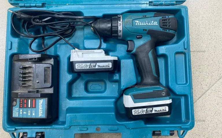 Дрель-шуруповерт makita DF347DWLE