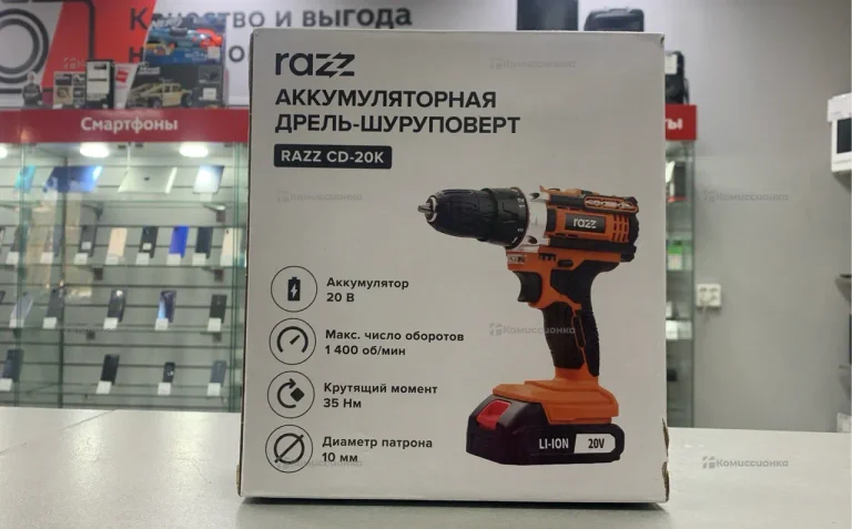 Шуруповерт  razz cd-20k