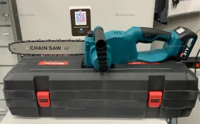 Цепная пила аккумуляторная бесщеточная Makita(сини