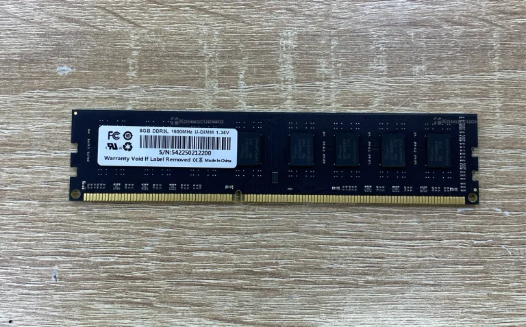 Оперативная память 8GB ddr 3 1600MHz
