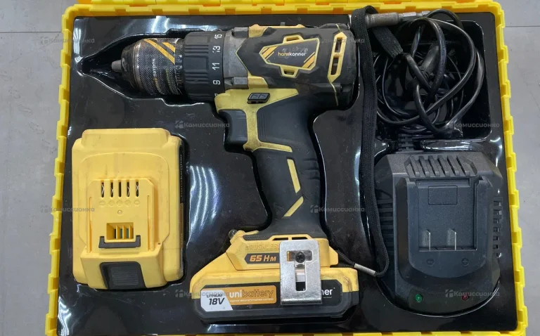 Аккумуляторная дрель-шуруповерт Hanskonner HCD1865