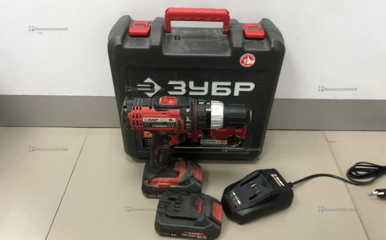 Ударная дрель шуруповерт Зубр дшу-185-22