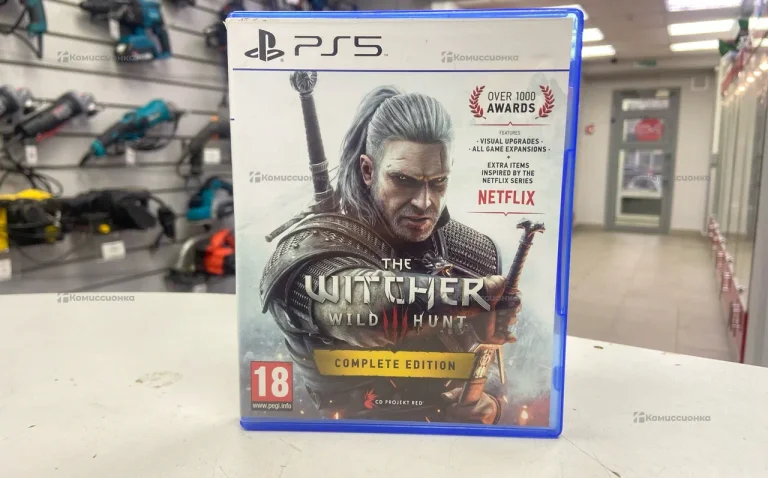 Диск для PS 5 the Witcher wild hunt complete edit