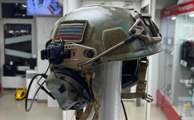Каска военная Air Frame Бр2 + наушники