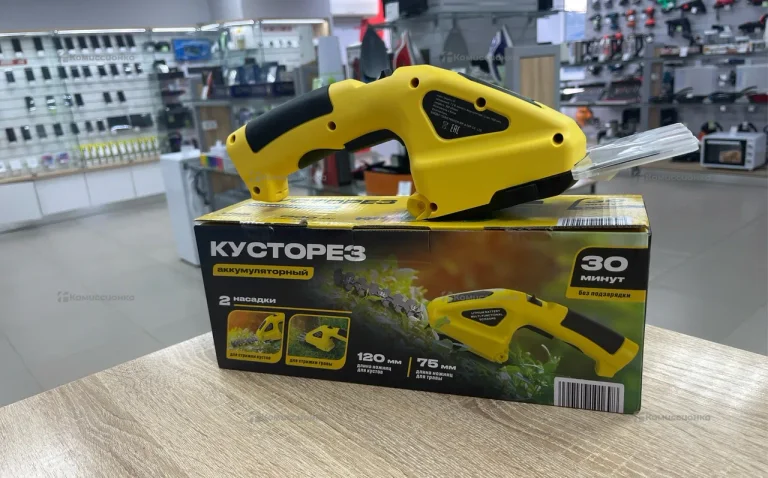 аккумуляторный кусторез 3