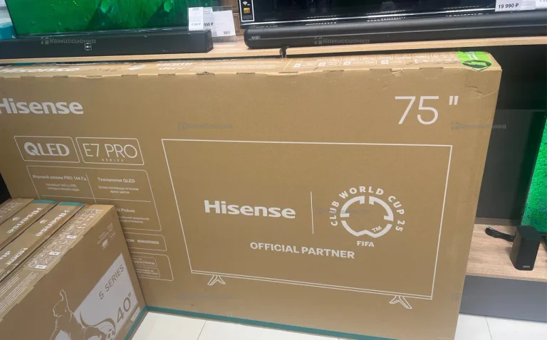 75"Телевизор LED HISENSE 75E7Q PRO