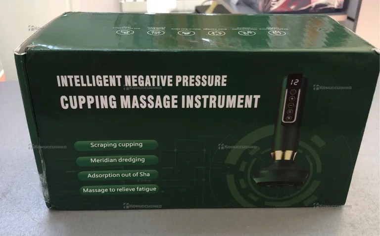 Вакуумный массажер для тела, антицеллюлитный, электрический, с подогревом