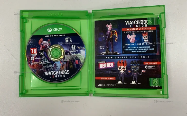 Xbox one диск watch dogs legion