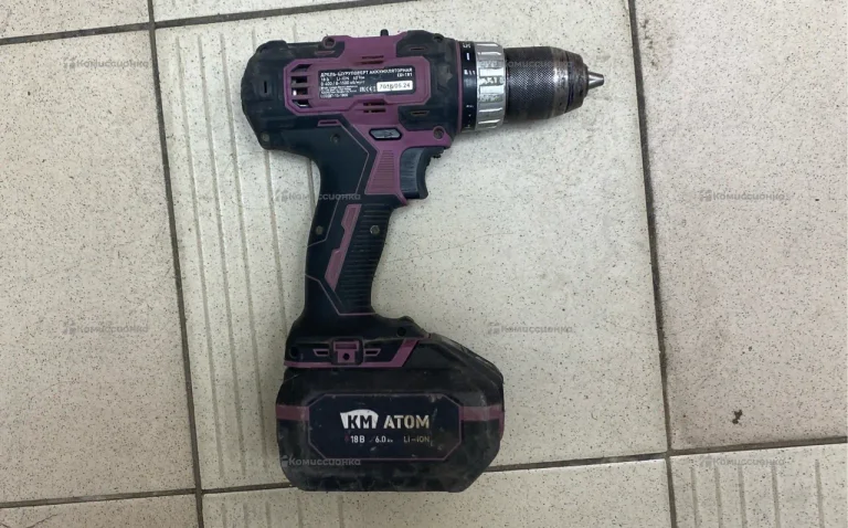 Дрель Шуруповерт KM Atom CD-181