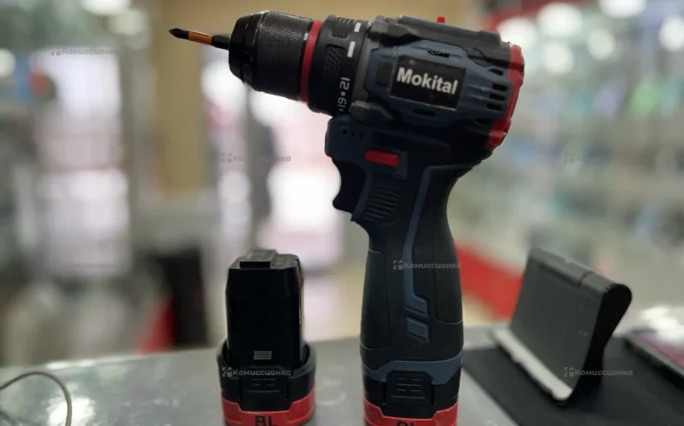 дрель-шуруповерт Mokital li-ion 16.8v