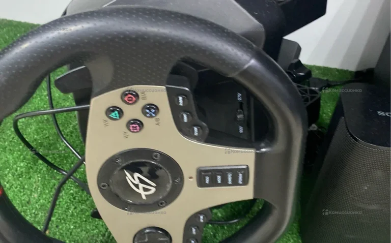 Руль с педалями игровой Dexp Wheelman Pro