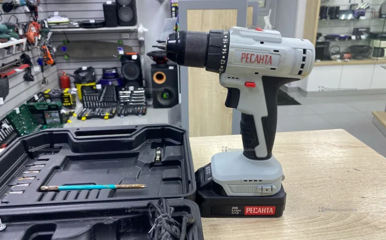 Дрель-шуруповерт Ресанта ДА-20-2ЛК