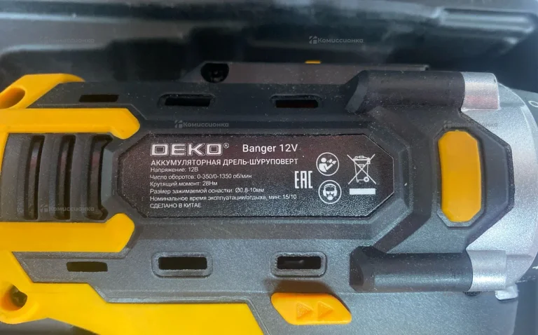 Шуруповерт DEKO banger 12v