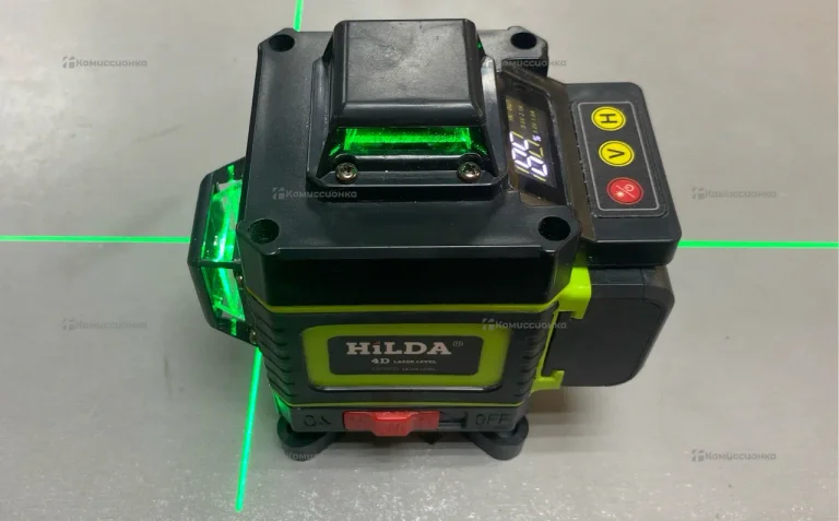 Лазерный уровень Hilda 4D Laser Level Green.