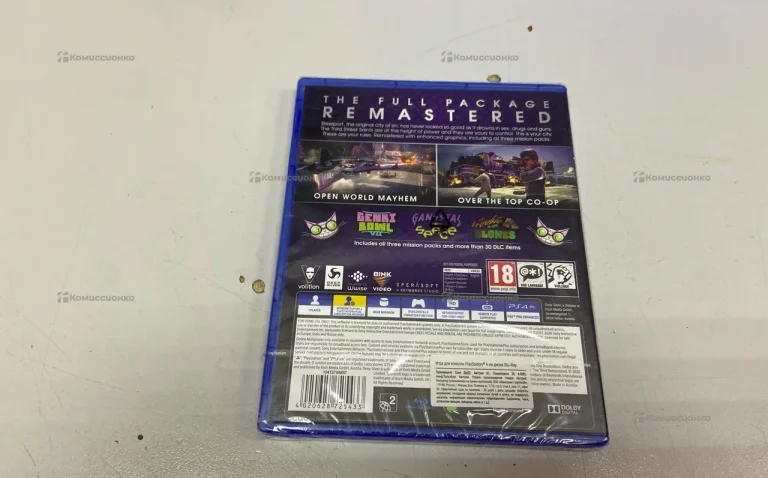 Диск PS4. Saints Row The Third