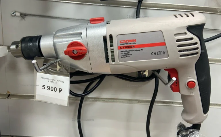 Ударная дрель CROWN CT10073
