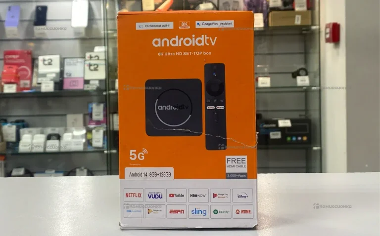 Приставка AndroidTV 8k Ultra HD Set-Top box