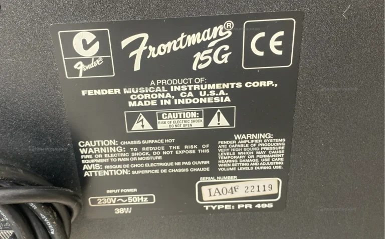Комбоусилитель Fender Frontman 15G