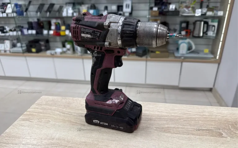 Аккумуляторный шуруповерт КМ АТОМ CMRS-183BL