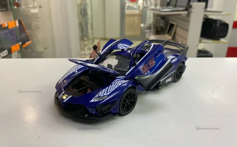Металлическая инерционная машинка Lamborghini Sian FKP 37 масштаб 1:32 с подсветкой и звуком
