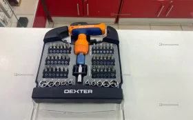 Купить Отвёртка с набором насадок Dexter 48 предметов б/у , в Екатеринбург Цена:650рублей