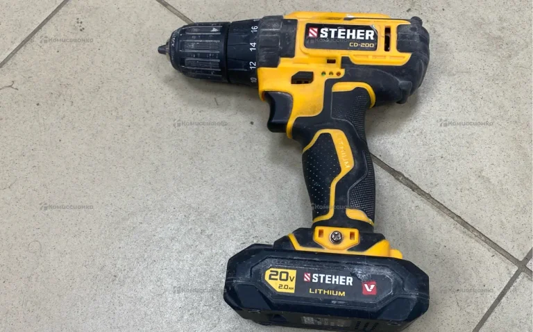 Дрель-шуруповерт STEHER CD-200-1