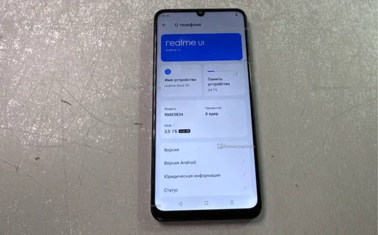 Realme Note 50 3/64 ГБ