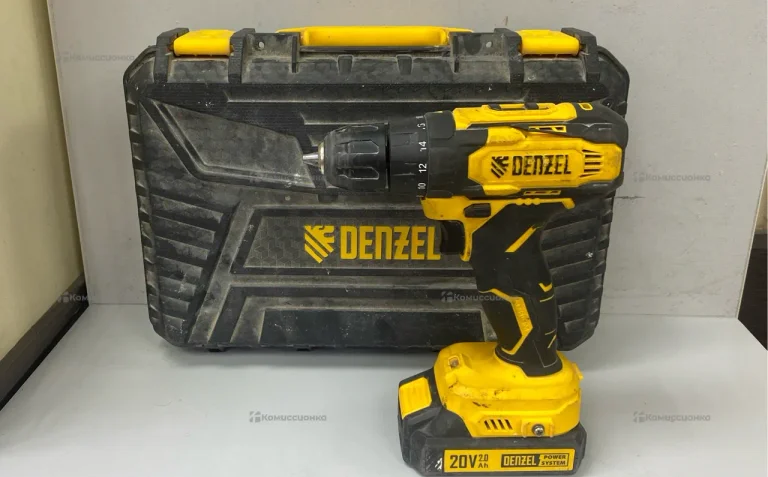 дрель шуруповерт DENZEL CDQ-20