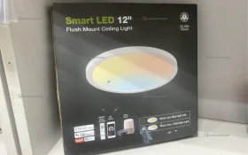 Купить Умная лампа LED Flush mount ceiling light б/у , в Москва и область Цена:1500рублей