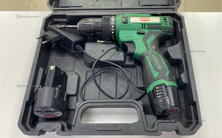 Аккумуляторная дрель шуруповёрт Hammer ACD12/2CS