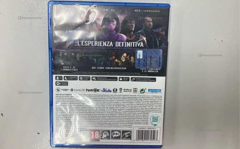 PS5 диск mortal kombat 11 ultimate