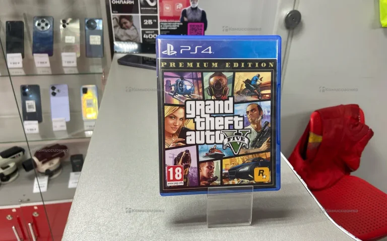 Диск  gta 5 Sony PlayStation